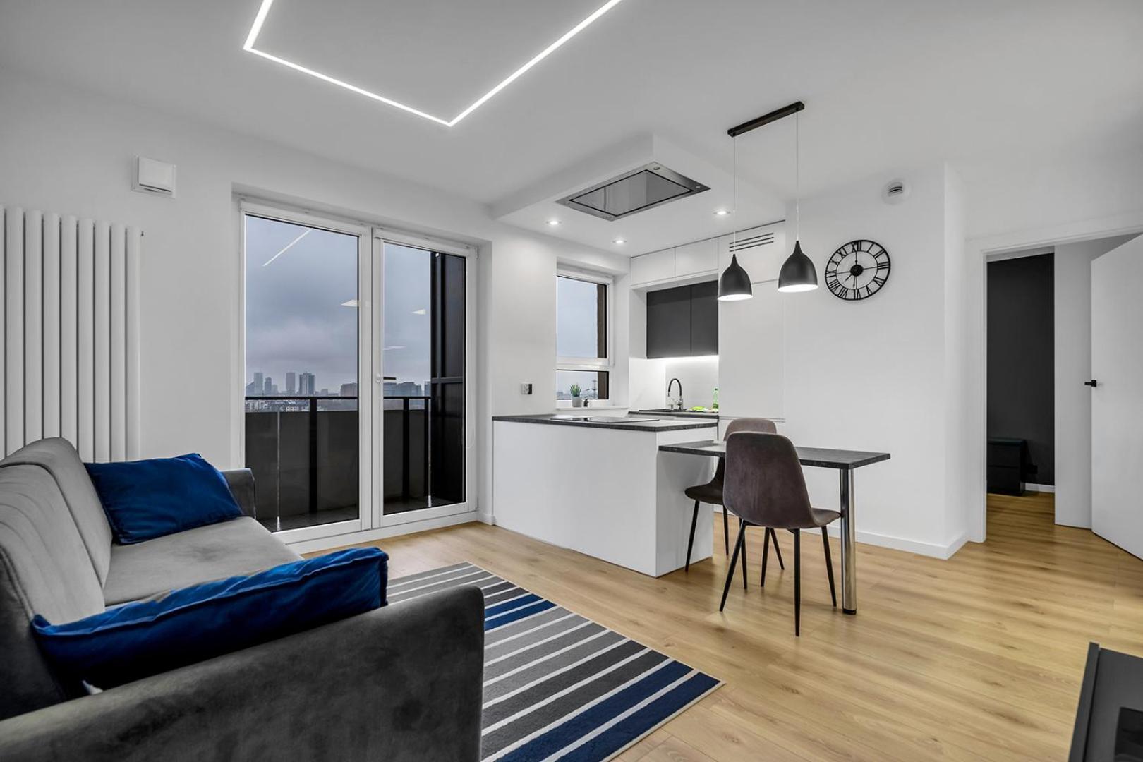12Th Floor Wola Modern Apartment Варшава Экстерьер фото